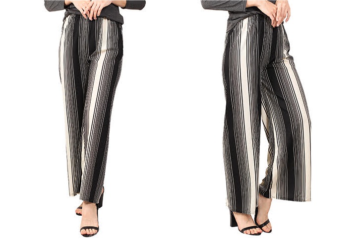 QA-447 Women Striped Pants 05